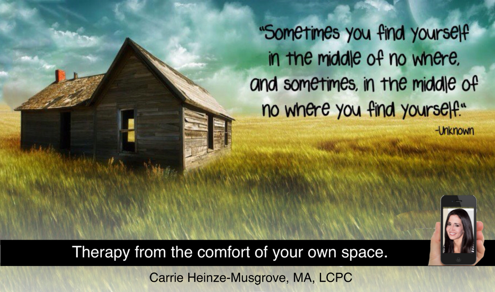 Finding yourself in the middle of nowhere?