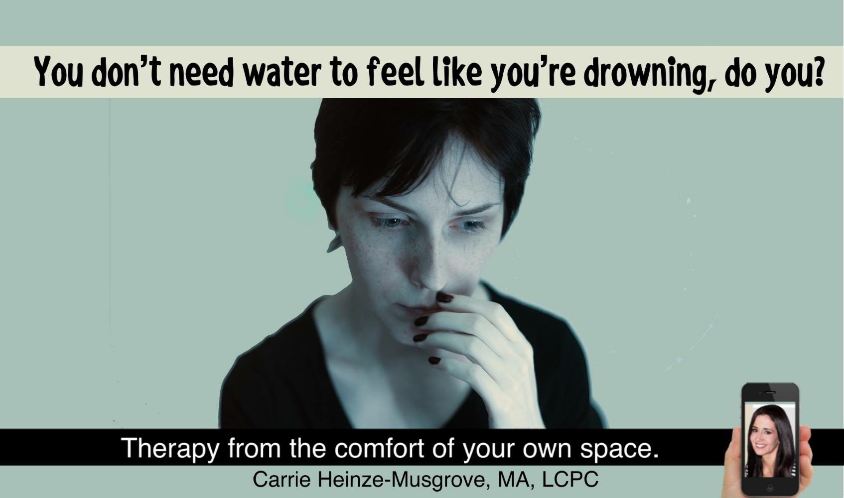 You don’t need water to drown.