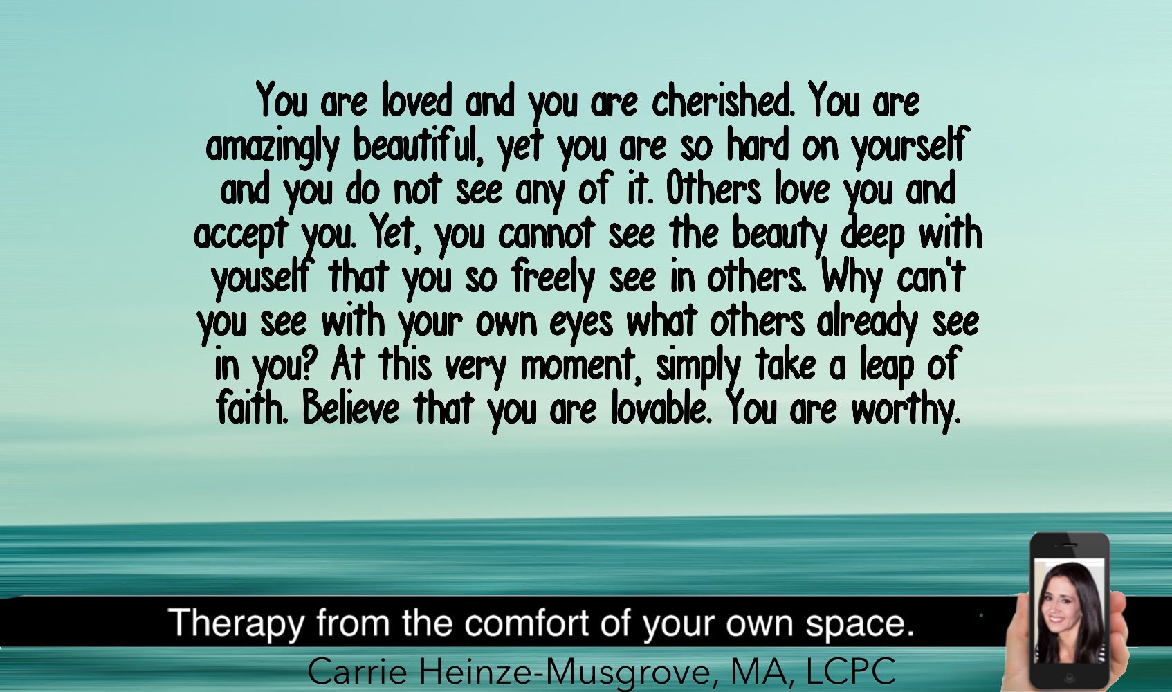 You are worthy.