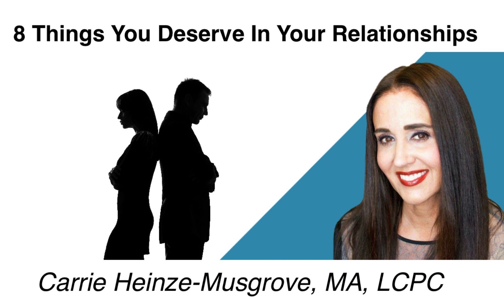 Sign up for my newsletter and get my booklet “8 Things You Deserve In Your Relationships” free.