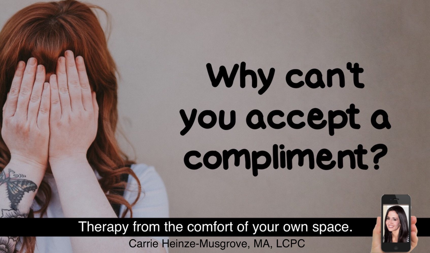 Why Can T You Accept A Compliment Online Therapy
